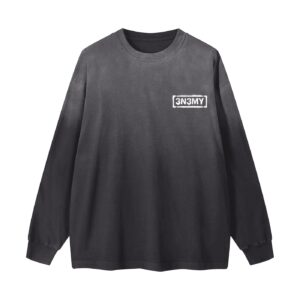 Gradient Washed Long Sleeve T-Shirt